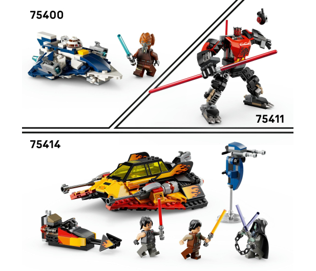 LEGO Star Wars 75414 Płomienny śmigacz śnieżny - 1331717 - zdjęcie 9